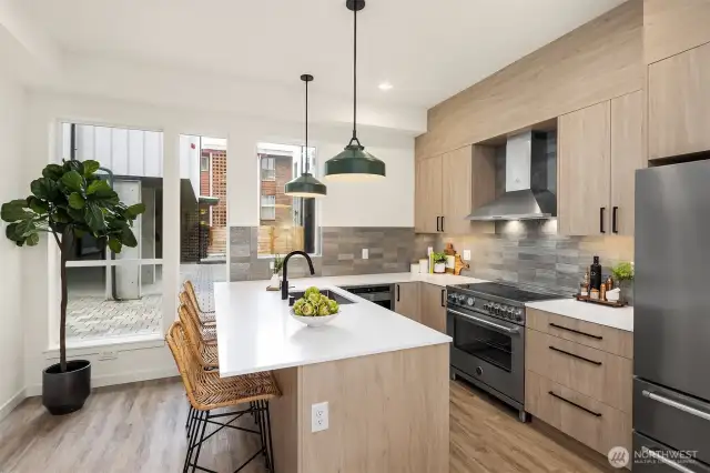 Photos from model home with similar floor plan.