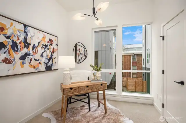 Photos from model home with similar floor plan.