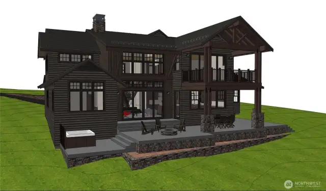 3-D Drawing of potential Back of House