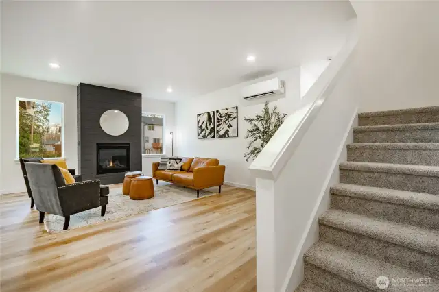 Photos shown are of a similar floor plan previously built in a different neighborhood (The Ridge in Blaine). Finishes and features may vary. Some items pictured reflect buyer-selected upgrades which are not included in the base price and may be added at an additional cost.