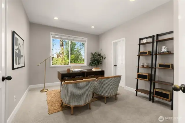 Main level office or bedroom w/walk-in closet