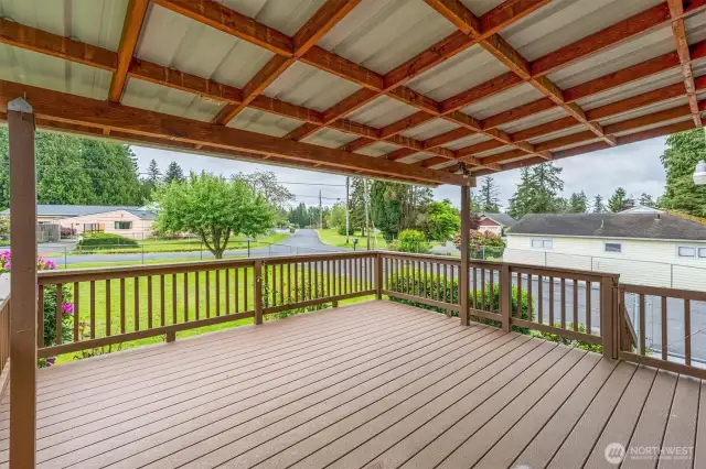 Covered Front Deck