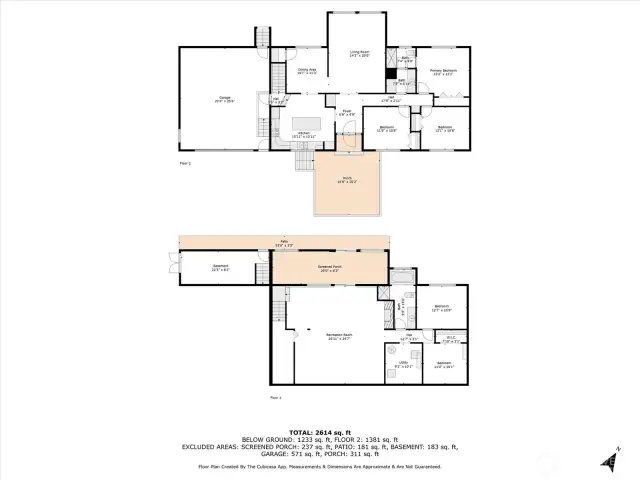 Floor plans with room dimensions