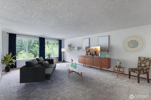 Large living room - virtually staged - Main Level