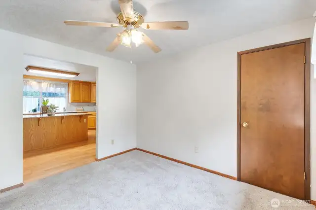 Dining room - off of the kitchen