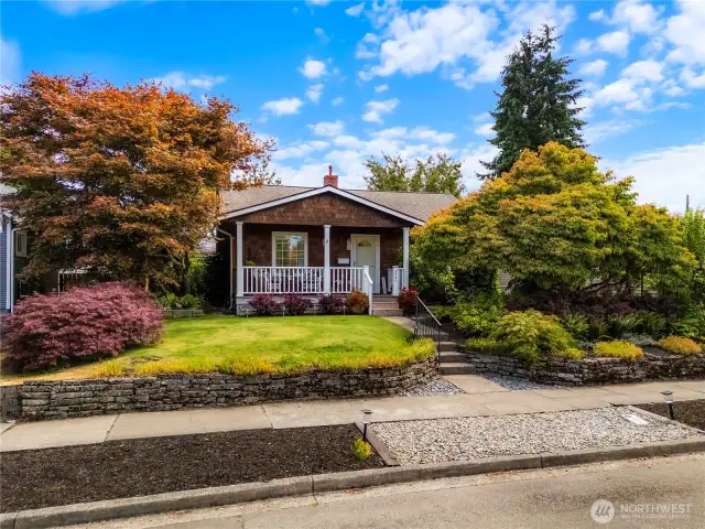 This charming home is located in a quiet North Tacoma neighborhood.