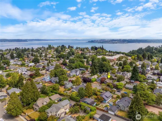 This home is nestled into a quiet part of North Tacoma, just minutes from Point Ruston.