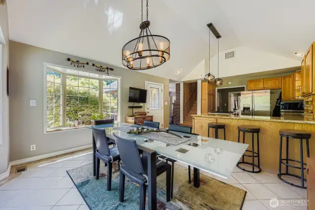 Dining room with an abundance or windows and natural light