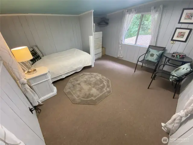 Small room above RV parking was kid clubhouse with prior owners