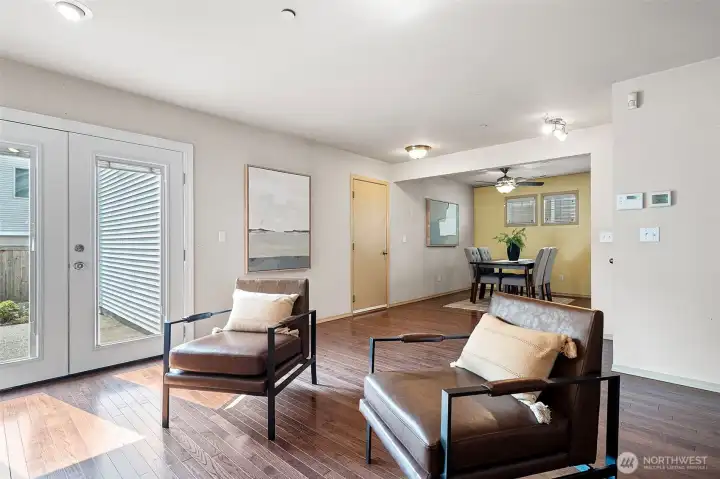 Nice flow from Living Room -  Dining - Kitchen