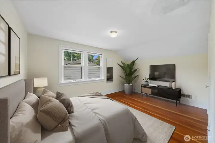 Virtually Staged Upstairs room #4