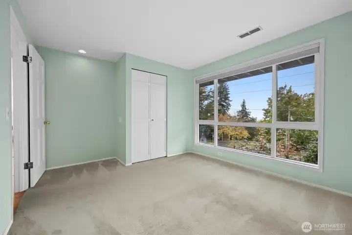 The second bedroom is also quite large and has bay and Boulevard Park views.