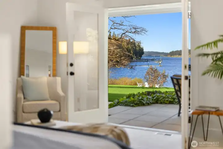 View carries all the way to the Agate Bridge from south Manzanita Bay!