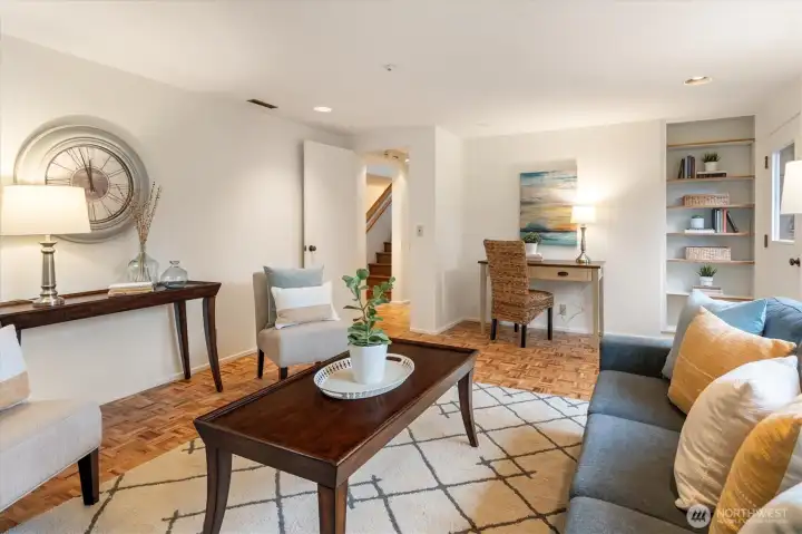 Plenty of room for a movie or game night!