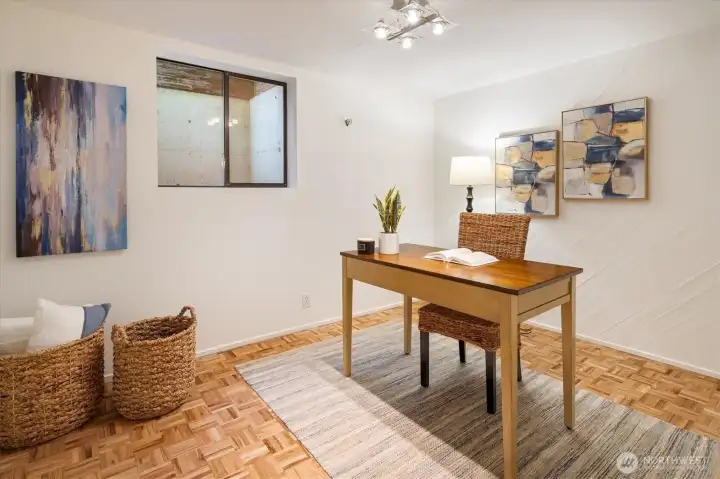 Bedroom #4 could double as an office