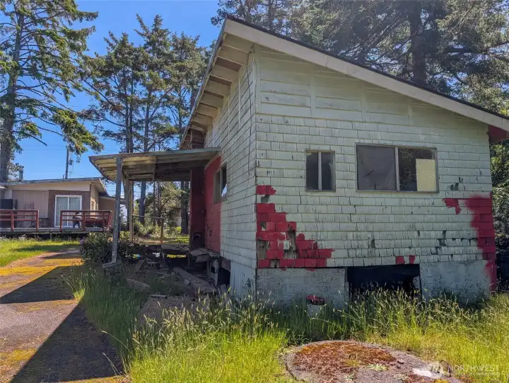 Back of Little Red House