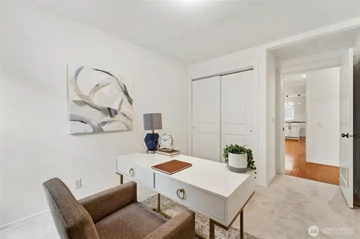Versatile space for work, hobbies, or guests.