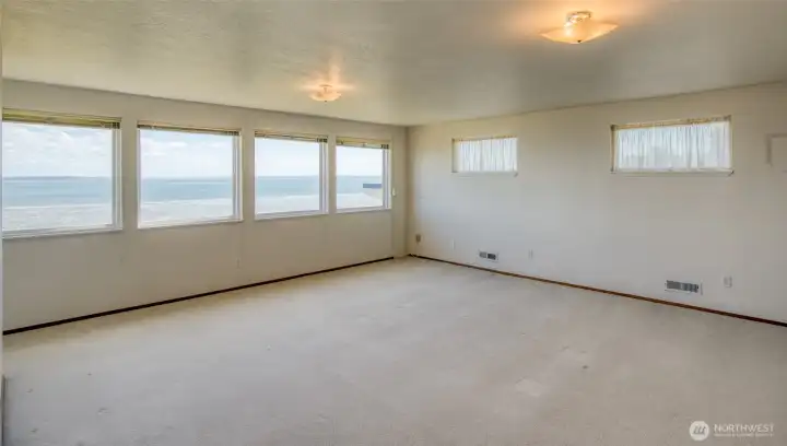 Upstairs giant bedroom with own full bathroom!
