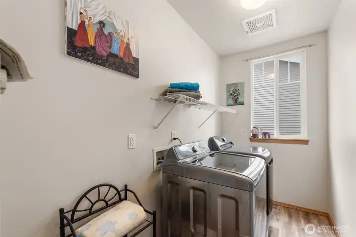Bright laundry room in downstair Bright laundry room in downstair