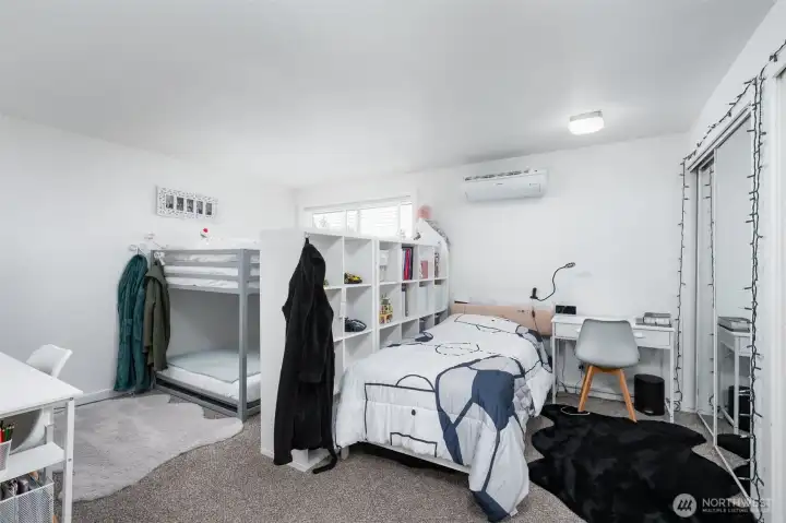 Second bedroom has tons of space!