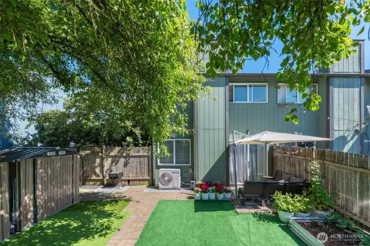 Plenty of space for your backyard activities