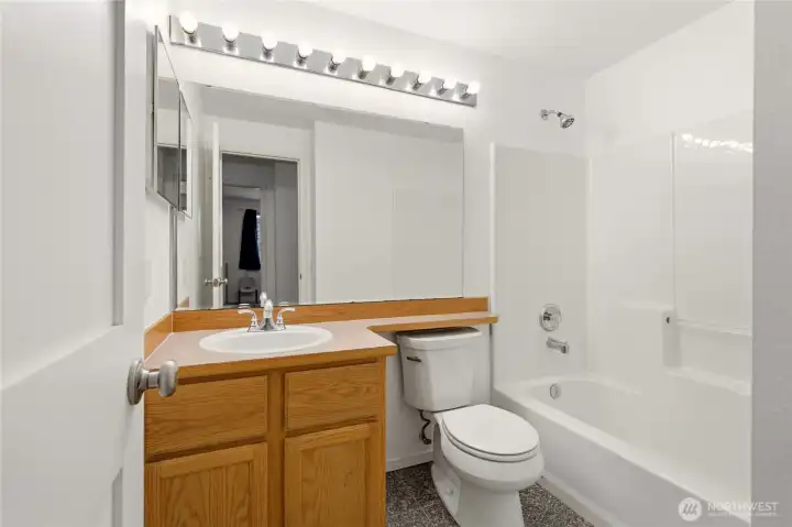 Upstairs second full bath Upstairs second full bath