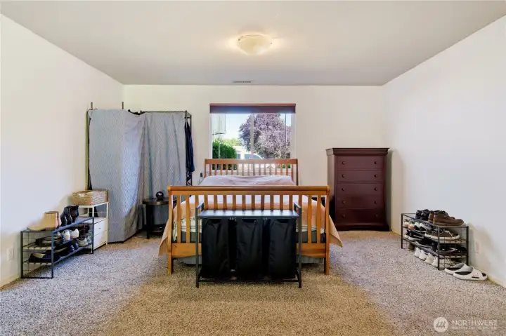 The family room is used as a fourth bedroom The family room is used as a fourth bedroom