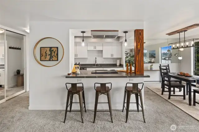 Remodeled Kitchen / Wall Opened Up