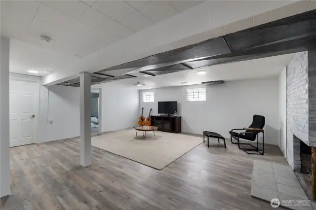 Basement family room