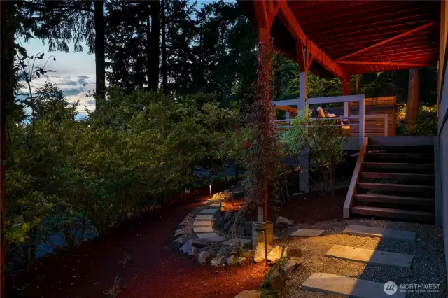 Enjoy the evenings from your primary bedroom deck.