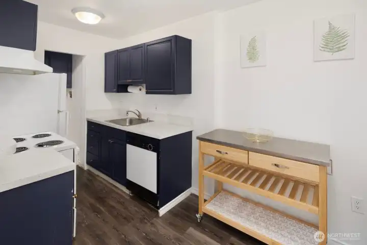 Seller added a coffee bar.