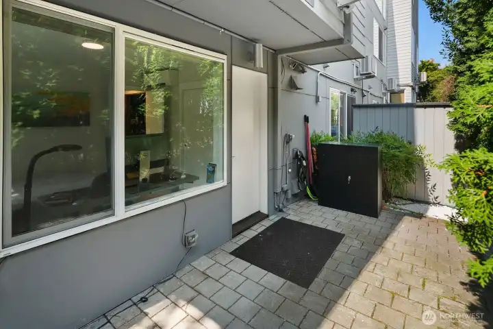 Ground floor patio