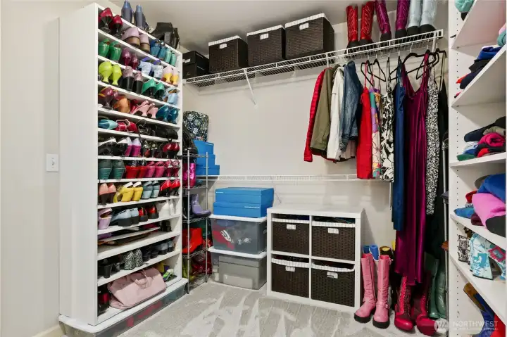 Primary walk-in closet