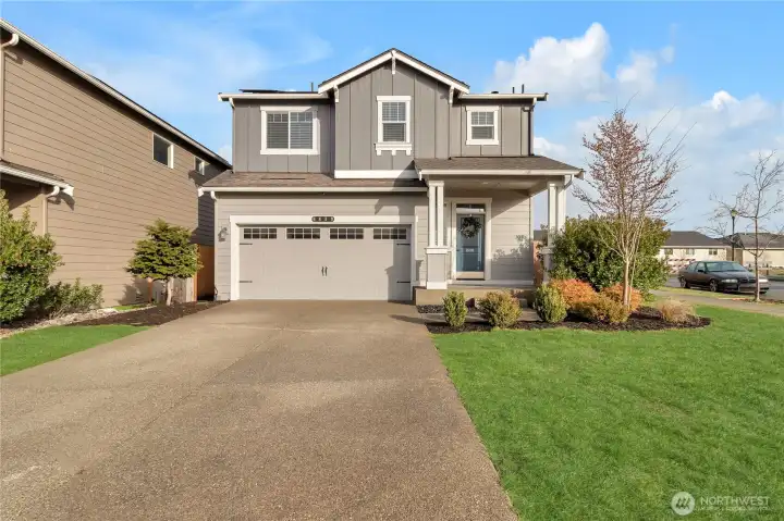 Front view of home, LOVE the long driveway for you and your guests!