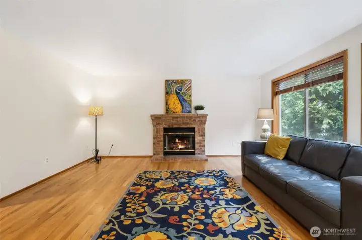 Nice REAL hardwood floors.