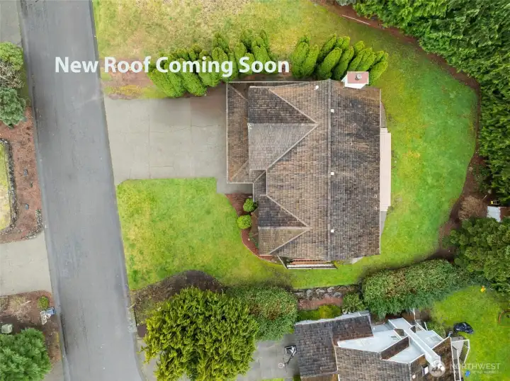 Brand new roof is being installed 2/20