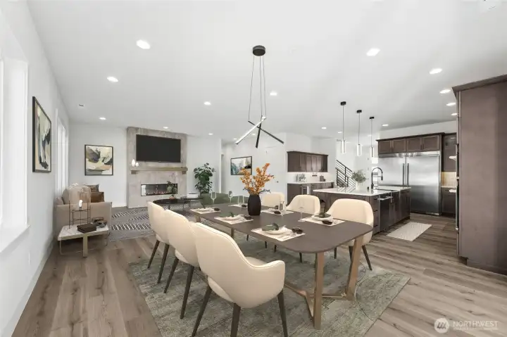 Virtual staging to show furniture placement