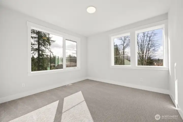 Bedroom #3 offers a ton of natural light.