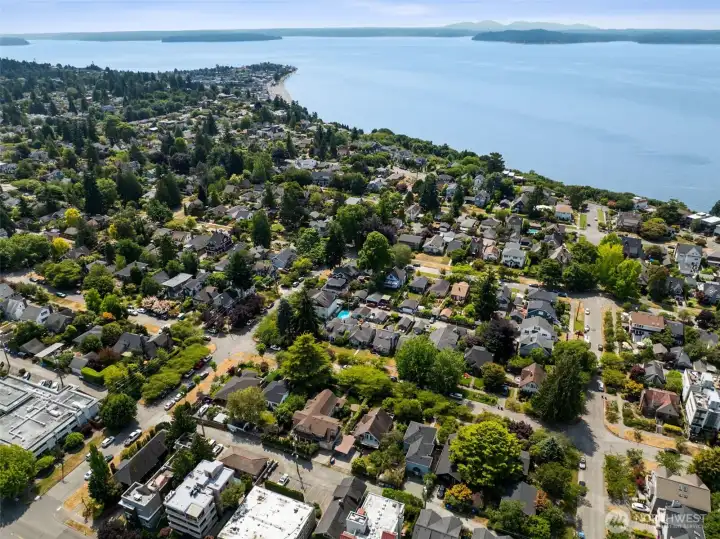 Alki Point to the west...