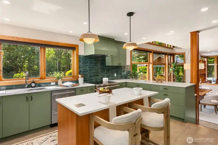 You may want to sleep in this kitchen!