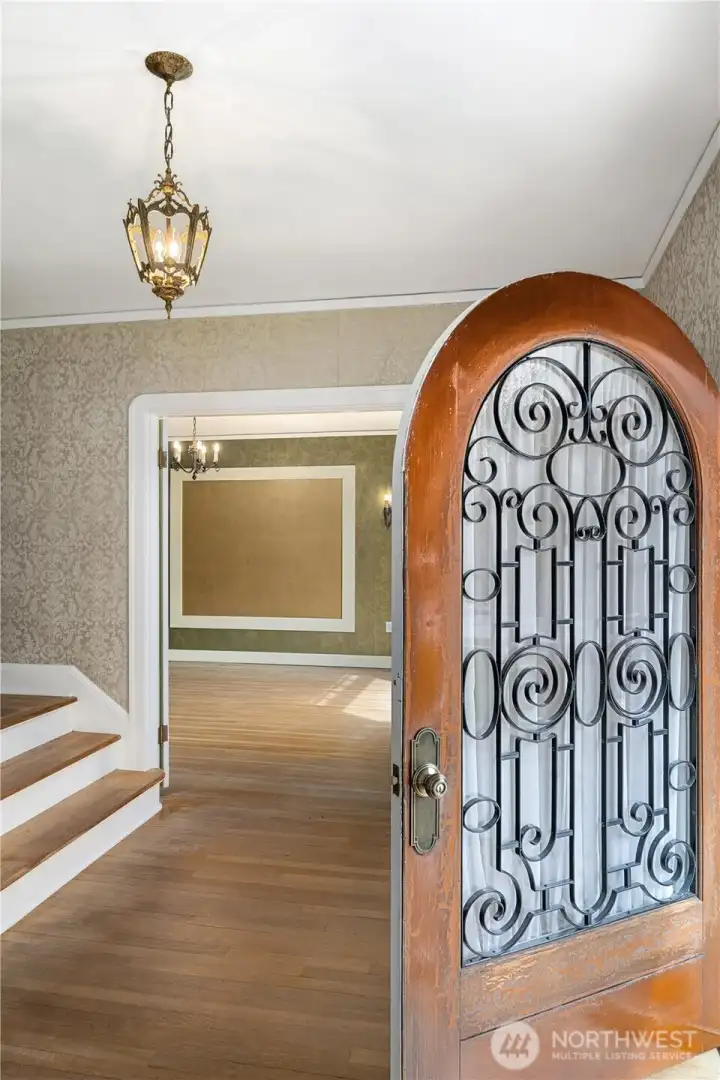 Entry with original Front Door