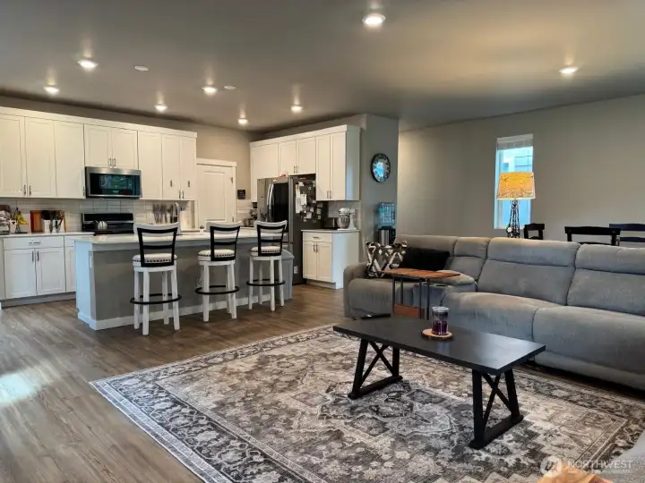 Check out the walk in pantry tucked back in the kitchen. Check out the walk in pantry tucked back in the kitchen.