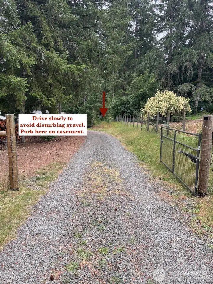 If accessing parcel via easement driveway, follow these instructions. Please be respectful of the neighbors and their property. If accessing parcel via easement driveway, follow these instructions. Please be respectful of the neighbors and their property.