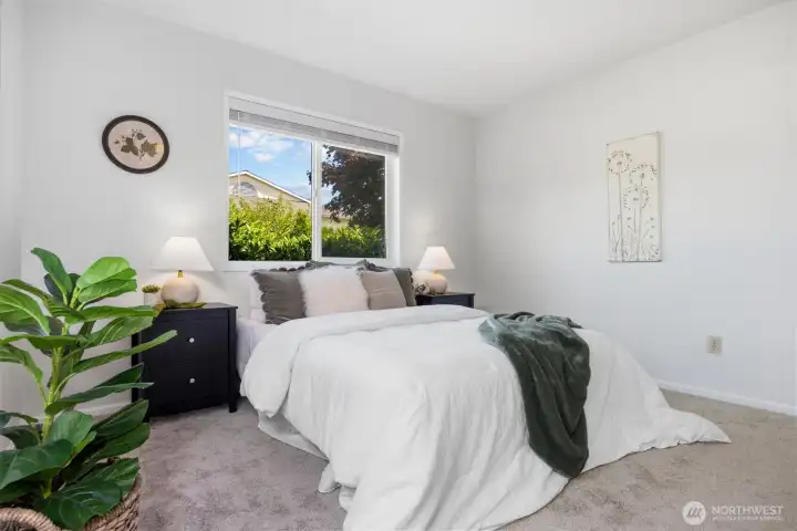 Great size bedrooms with big windows. Great size bedrooms with big windows.