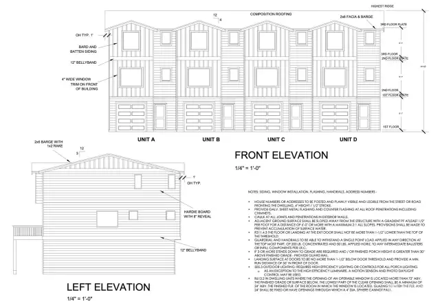Building A Front Elevation