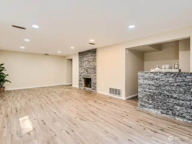 Walk out downstairs with huge Bonus Game room and Bar.