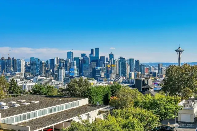 Fabulous Seattle skyine views! City, Space Needle, Mt Rainier, Puget Sound Plus more!