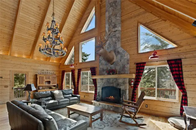 Don't miss the gorgeous pine flooring. It is reclaimed pre-civil war Heartwood Pine! The main floor was just redone for you.