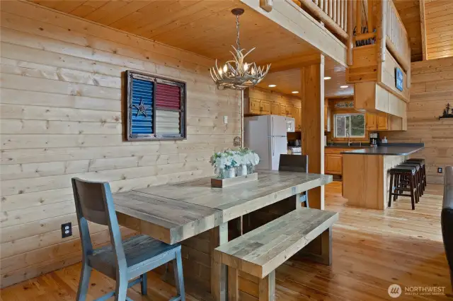 Another photo of the dedicated dining space.