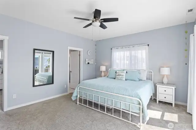 Main floor Primary bedroom
